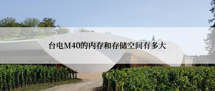 台电M40的内存和存储空间有多大