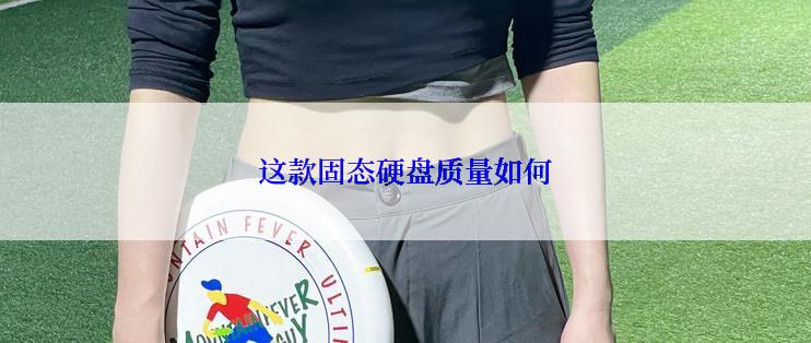 这款固态硬盘质量如何