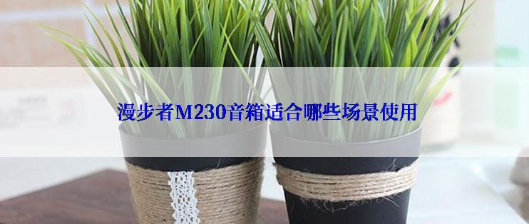  漫步者M230音箱适合哪些场景使用