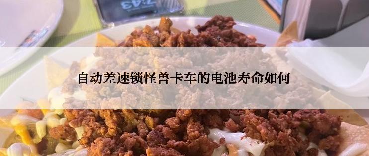 自动差速锁怪兽卡车的电池寿命如何