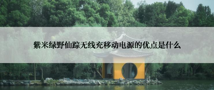 紫米绿野仙踪无线充移动电源的优点是什么