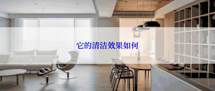 它的清洁效果如何