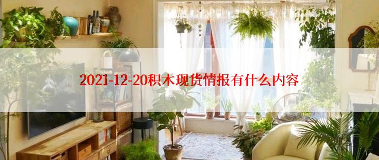 2021-12-20积木现货情报有什么内容