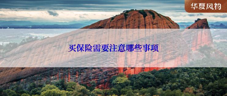 买保险需要注意哪些事项