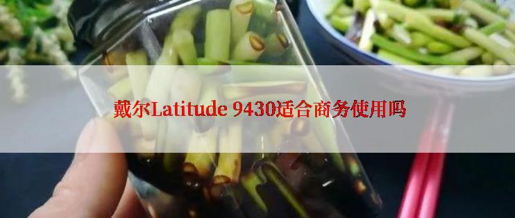  戴尔Latitude 9430适合商务使用吗