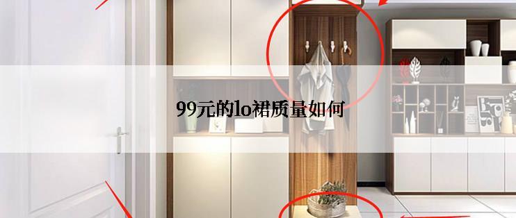  99元的lo裙质量如何