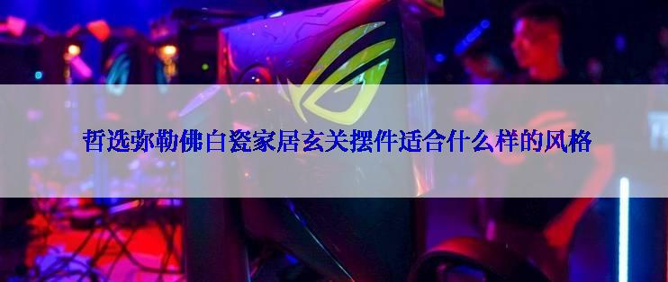  哲选弥勒佛白瓷家居玄关摆件适合什么样的风格