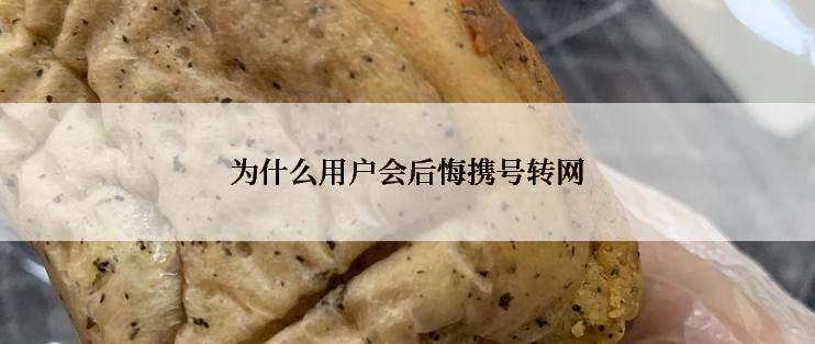 为什么用户会后悔携号转网