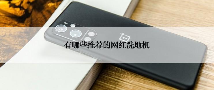 有哪些推荐的网红洗地机