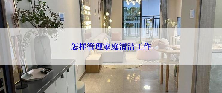 怎样管理家庭清洁工作