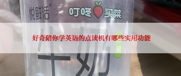  好奇陪你学英语的点读机有哪些实用功能