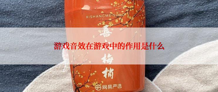 游戏音效在游戏中的作用是什么
