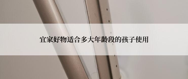 宜家好物适合多大年龄段的孩子使用