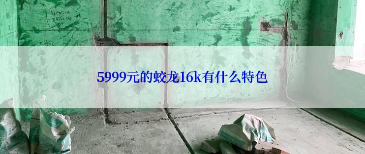 5999元的蛟龙16k有什么特色