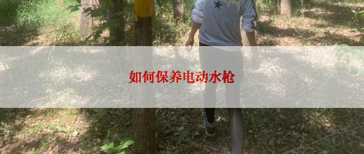 如何保养电动水枪