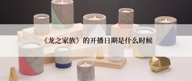  《龙之家族》的开播日期是什么时候