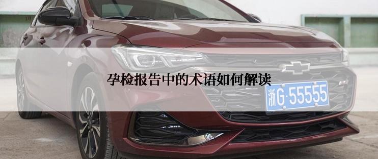 孕检报告中的术语如何解读