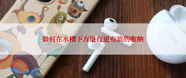 如何在水槽下方进行更有效的收纳