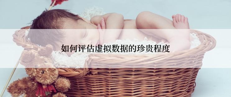 如何评估虚拟数据的珍贵程度