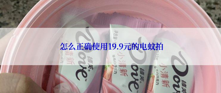  怎么正确使用19.9元的电蚊拍