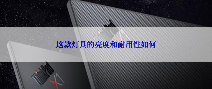这款灯具的亮度和耐用性如何