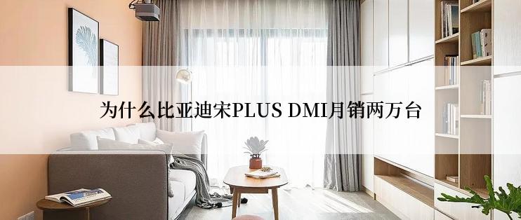 为什么比亚迪宋PLUS DMI月销两万台