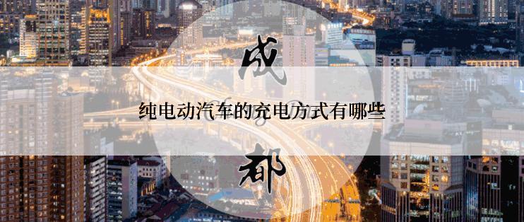 纯电动汽车的充电方式有哪些