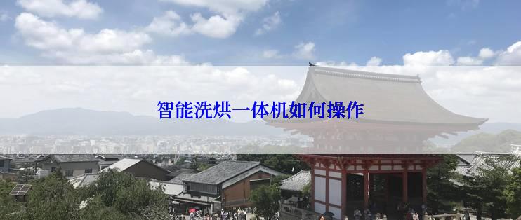 智能洗烘一体机如何操作