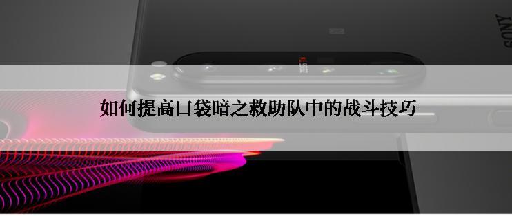  如何提高口袋暗之救助队中的战斗技巧