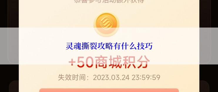 灵魂撕裂攻略有什么技巧