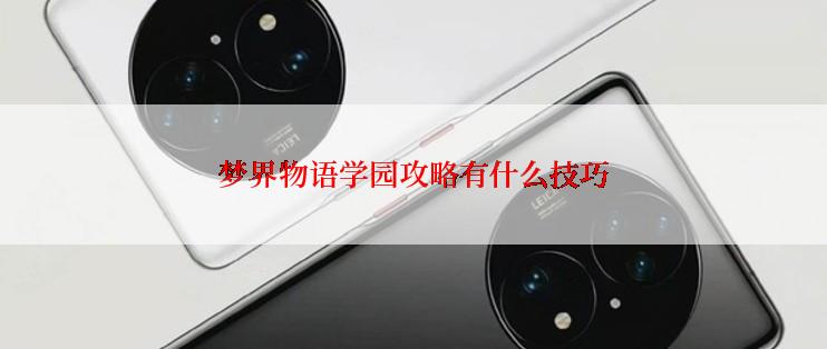 梦界物语学园攻略有什么技巧