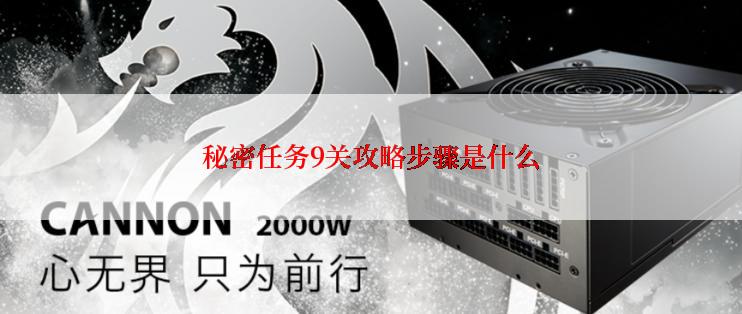 秘密任务9关攻略步骤是什么