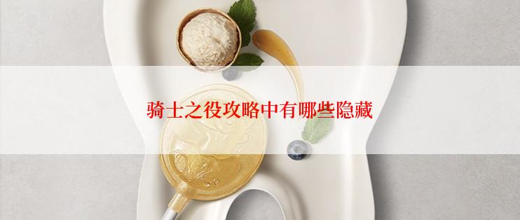 骑士之役攻略中有哪些隐藏