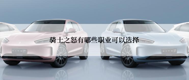 骑士之怒有哪些职业可以选择