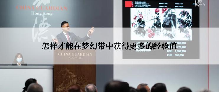 怎样才能在梦幻带中获得更多的经验值