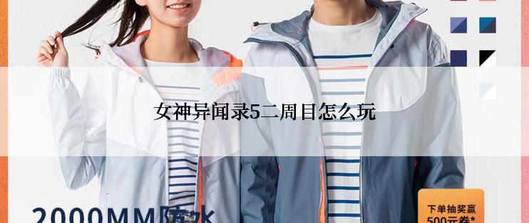 女神异闻录5二周目怎么玩