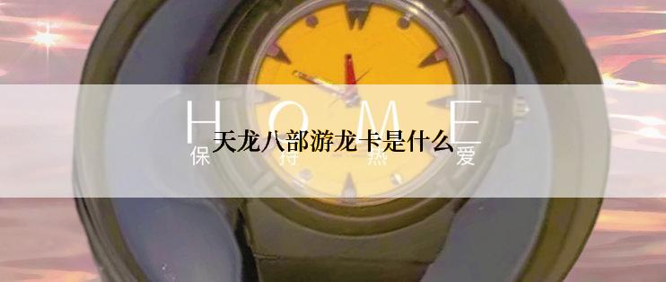 天龙八部游龙卡是什么