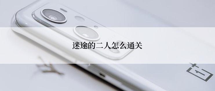 迷途的二人怎么通关