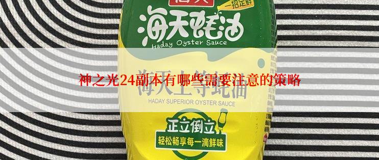 神之光24副本有哪些需要注意的策略