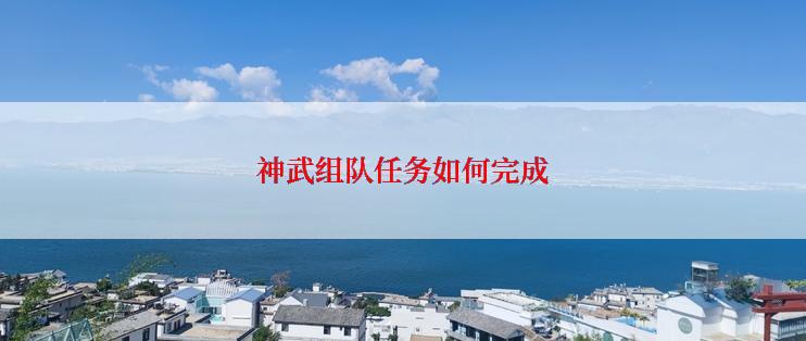 神武组队任务如何完成
