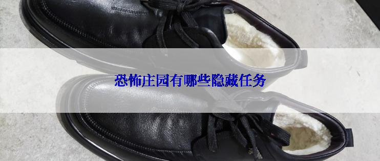 恐怖庄园有哪些隐藏任务