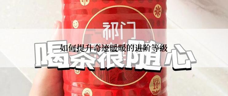 如何提升奇迹暖暖的进阶等级