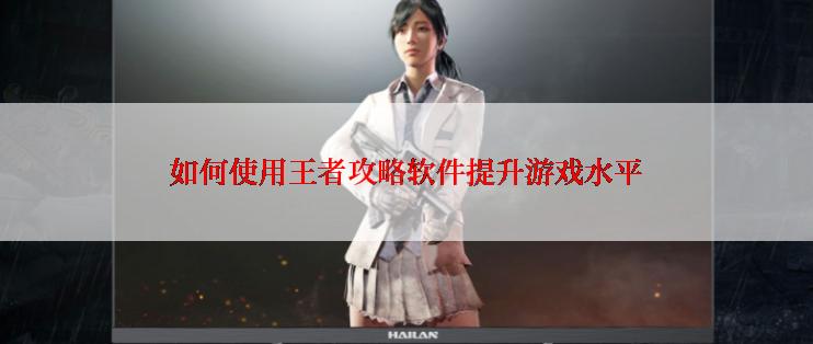 如何使用王者攻略软件提升游戏水平