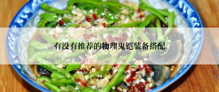 有没有推荐的物理鬼铠装备搭配