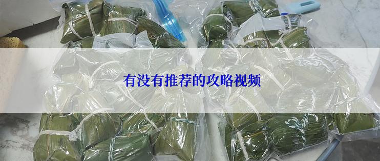  有没有推荐的攻略视频