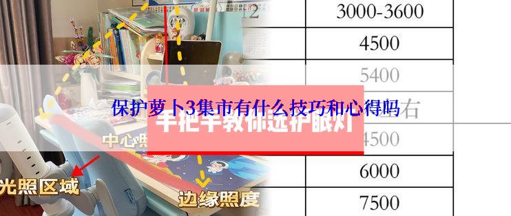 保护萝卜3集市有什么技巧和心得吗