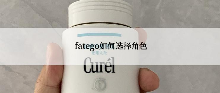  fatego如何选择角色