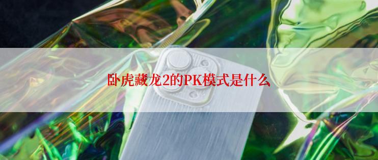 卧虎藏龙2的PK模式是什么