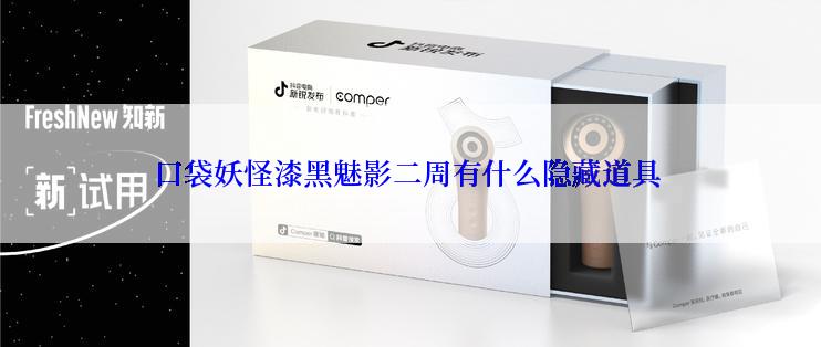 口袋妖怪漆黑魅影二周有什么隐藏道具