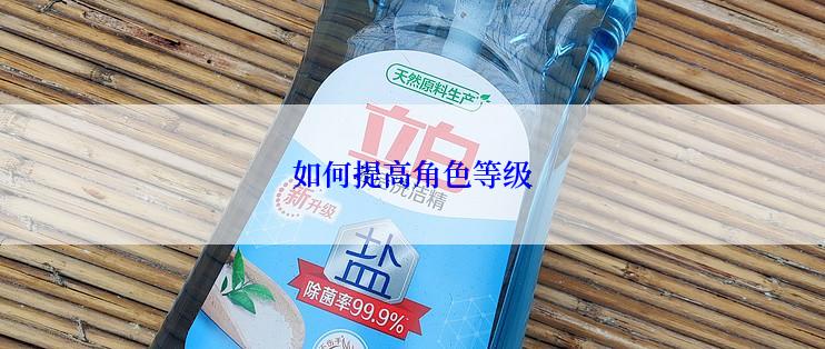 如何提高角色等级